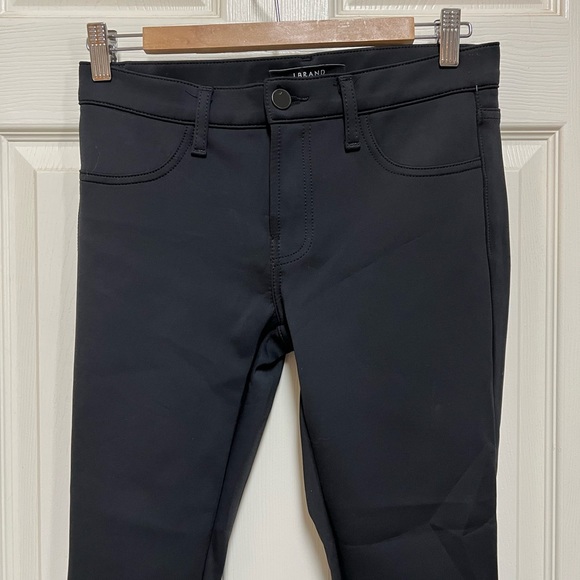 J Brand Super Skinny Odyssey Jeans in Deep Black - Picture 5 of 8
